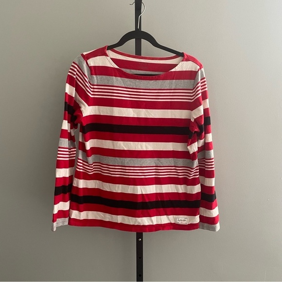 Talbots Authentic Talbots Tee - Slope Stripe Size Large - Picture 2 of 5